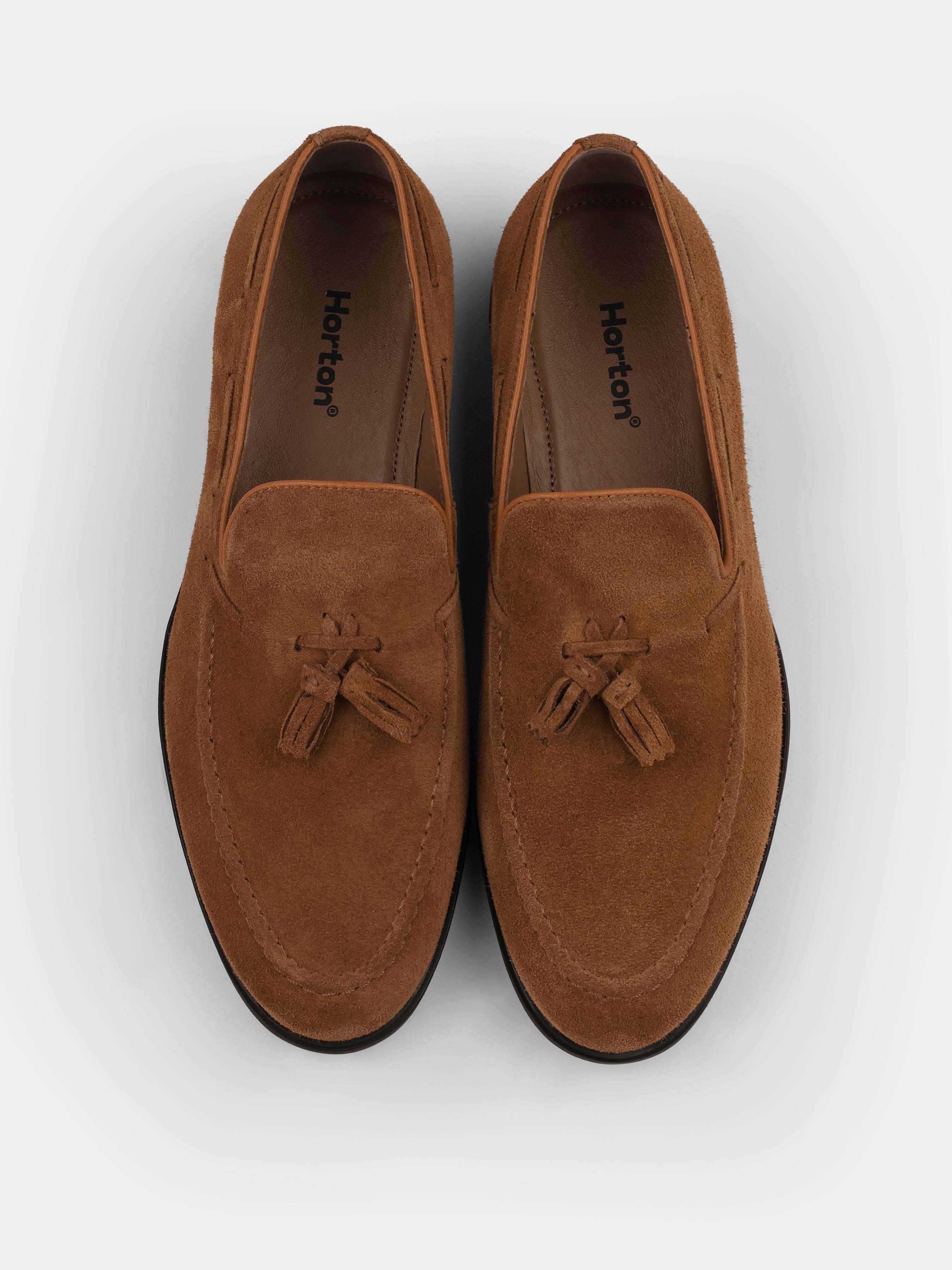 Frandi Brown Suede Loafers