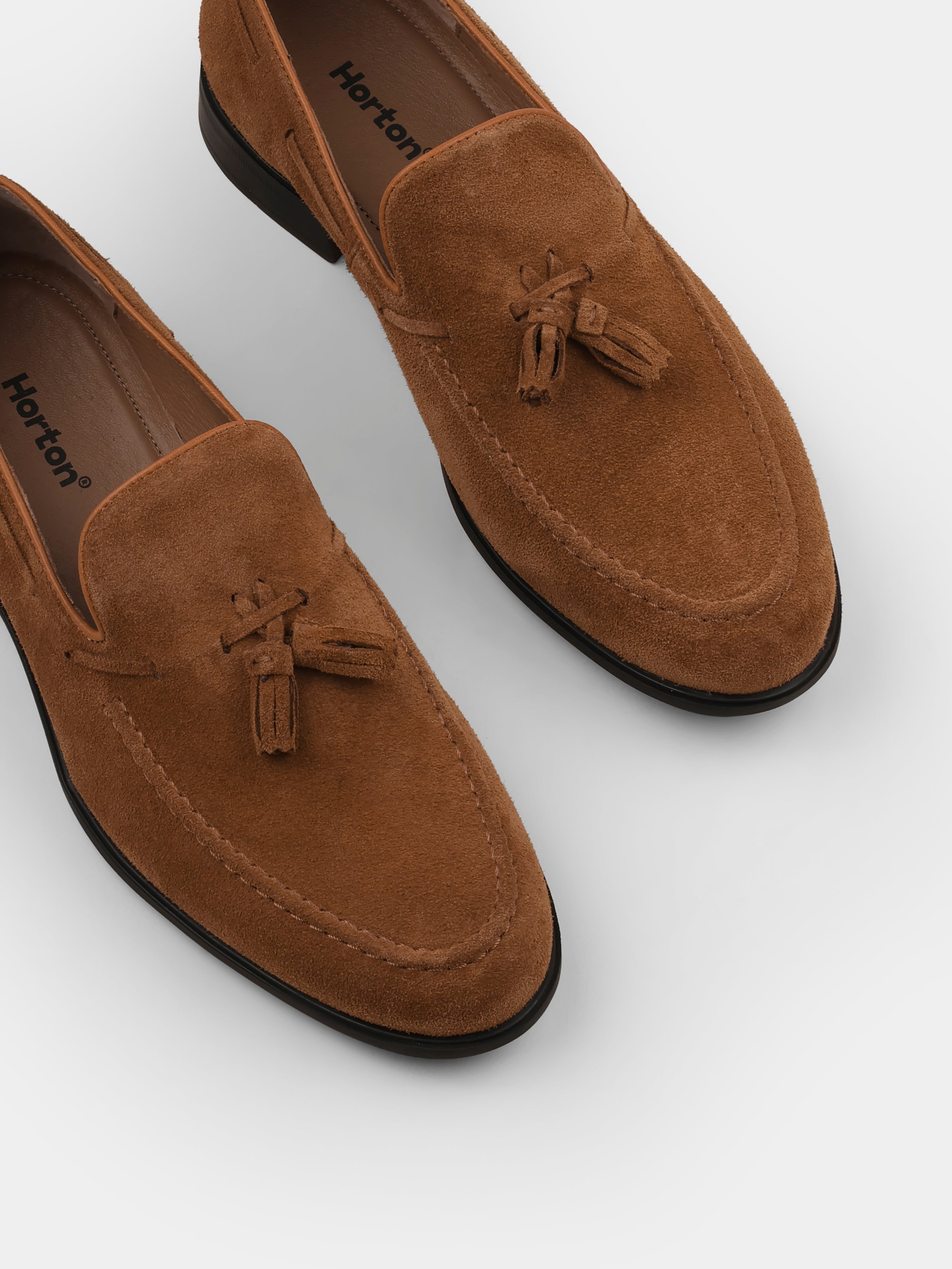 Frandi Brown Suede Loafers