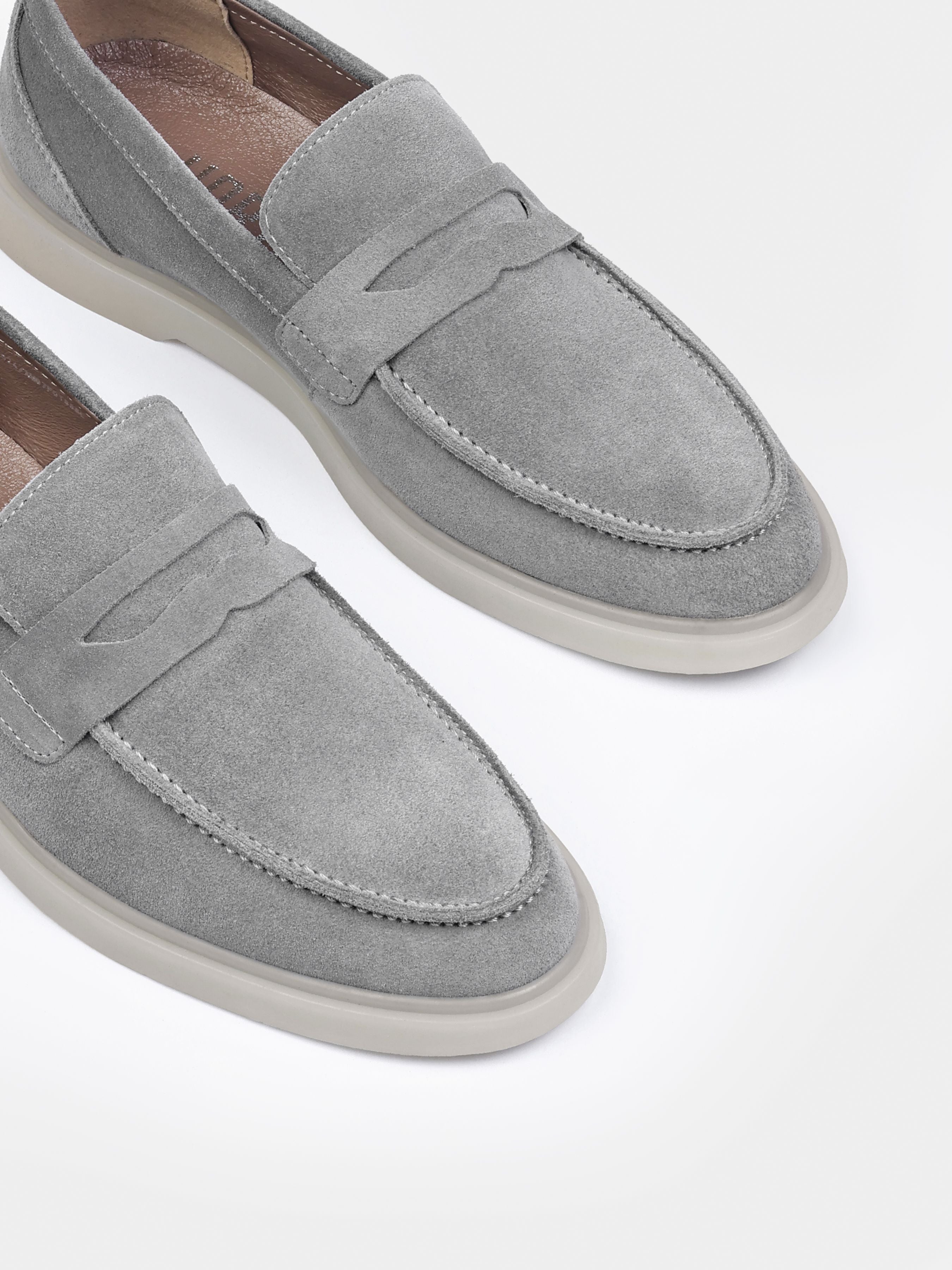 Prospero Grey Loafers