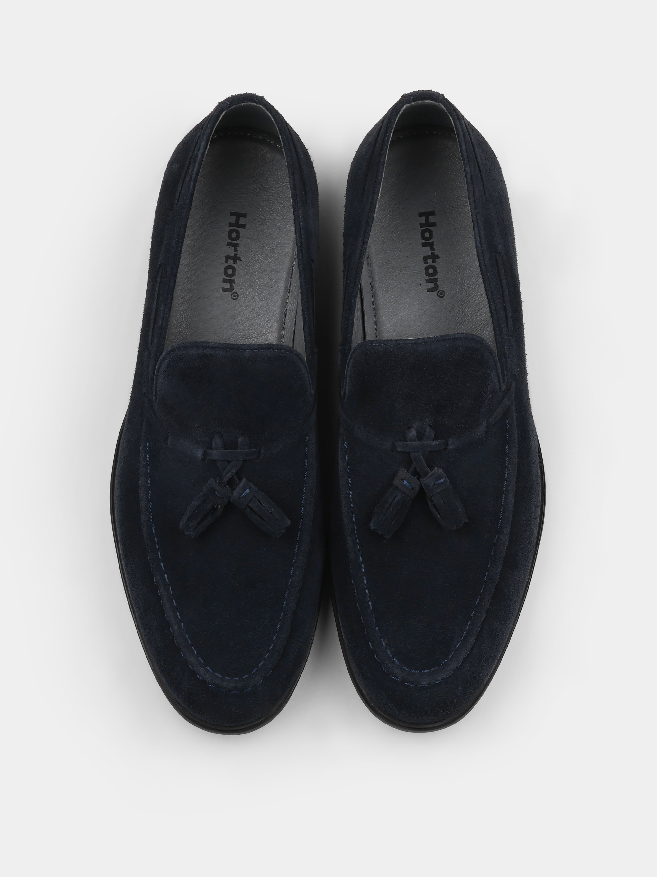 Frandi Blue Suede Loafers