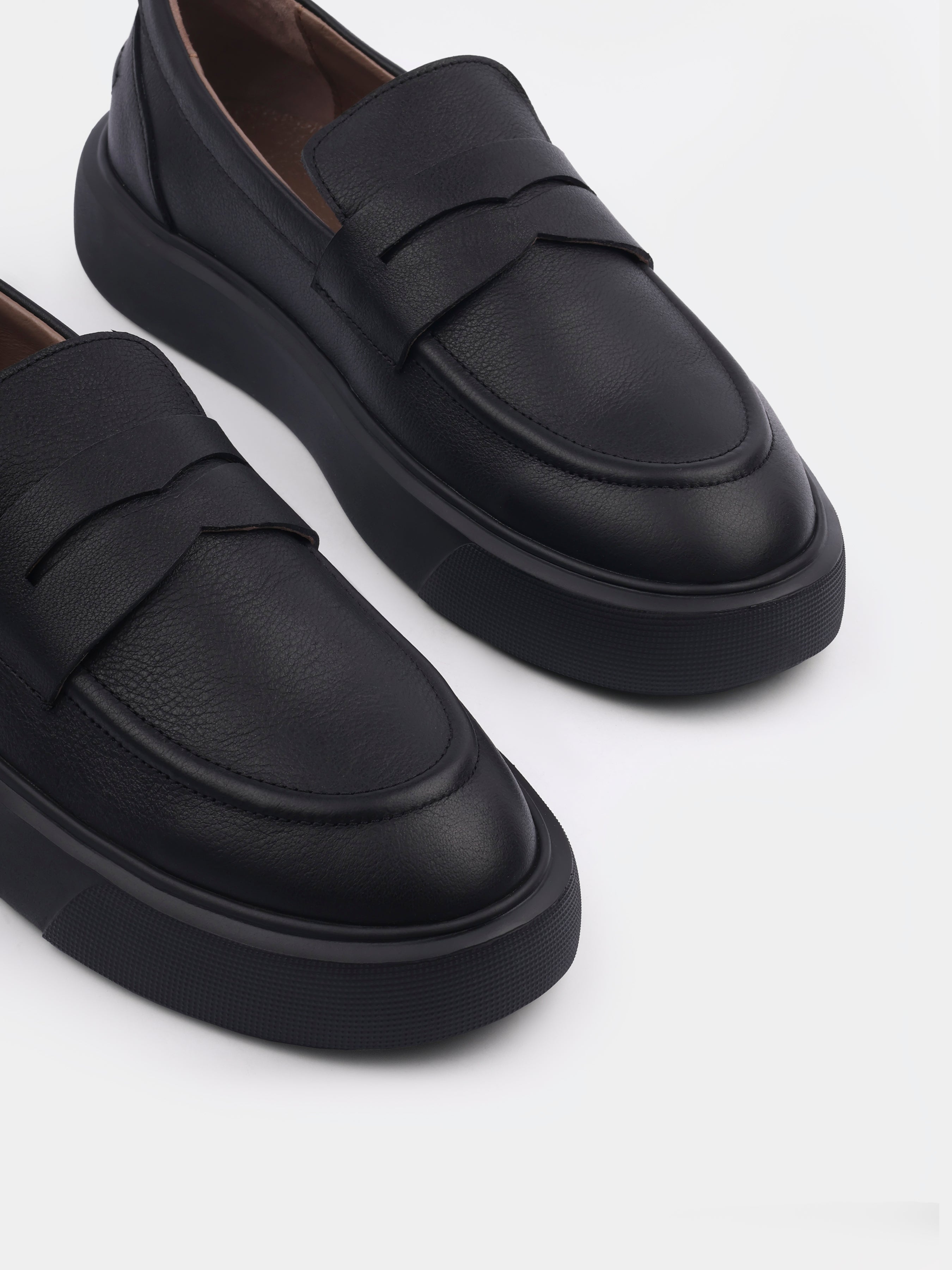 Incanto Black Loafers