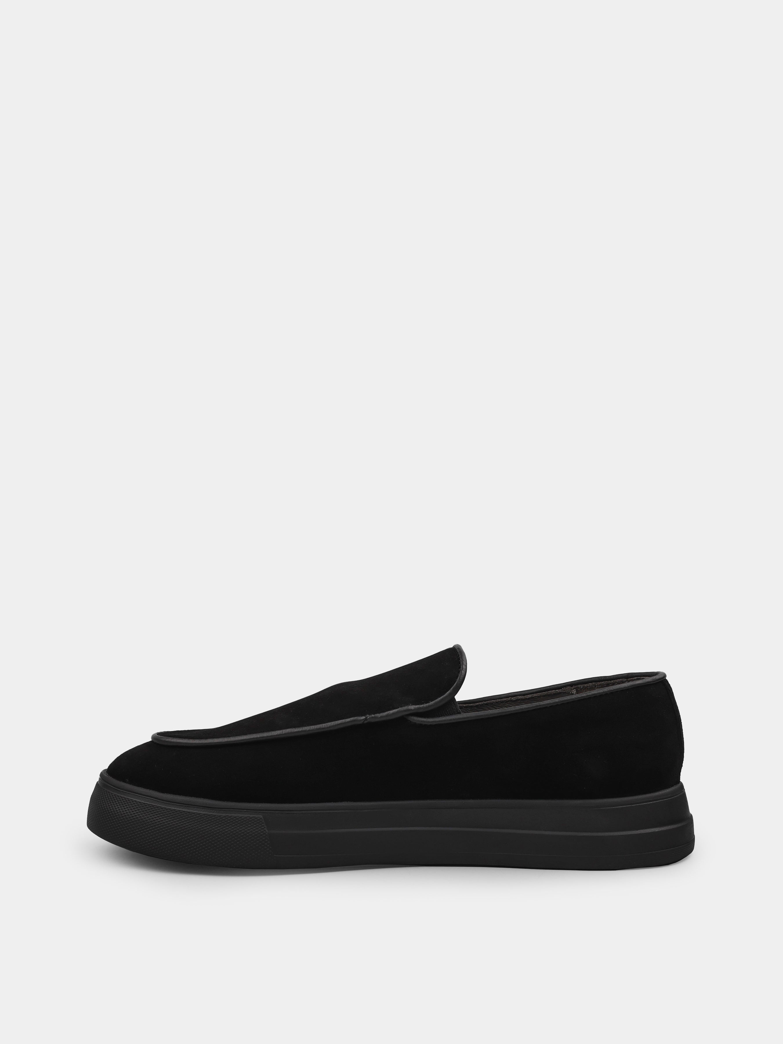 Oscuro Black Loafers