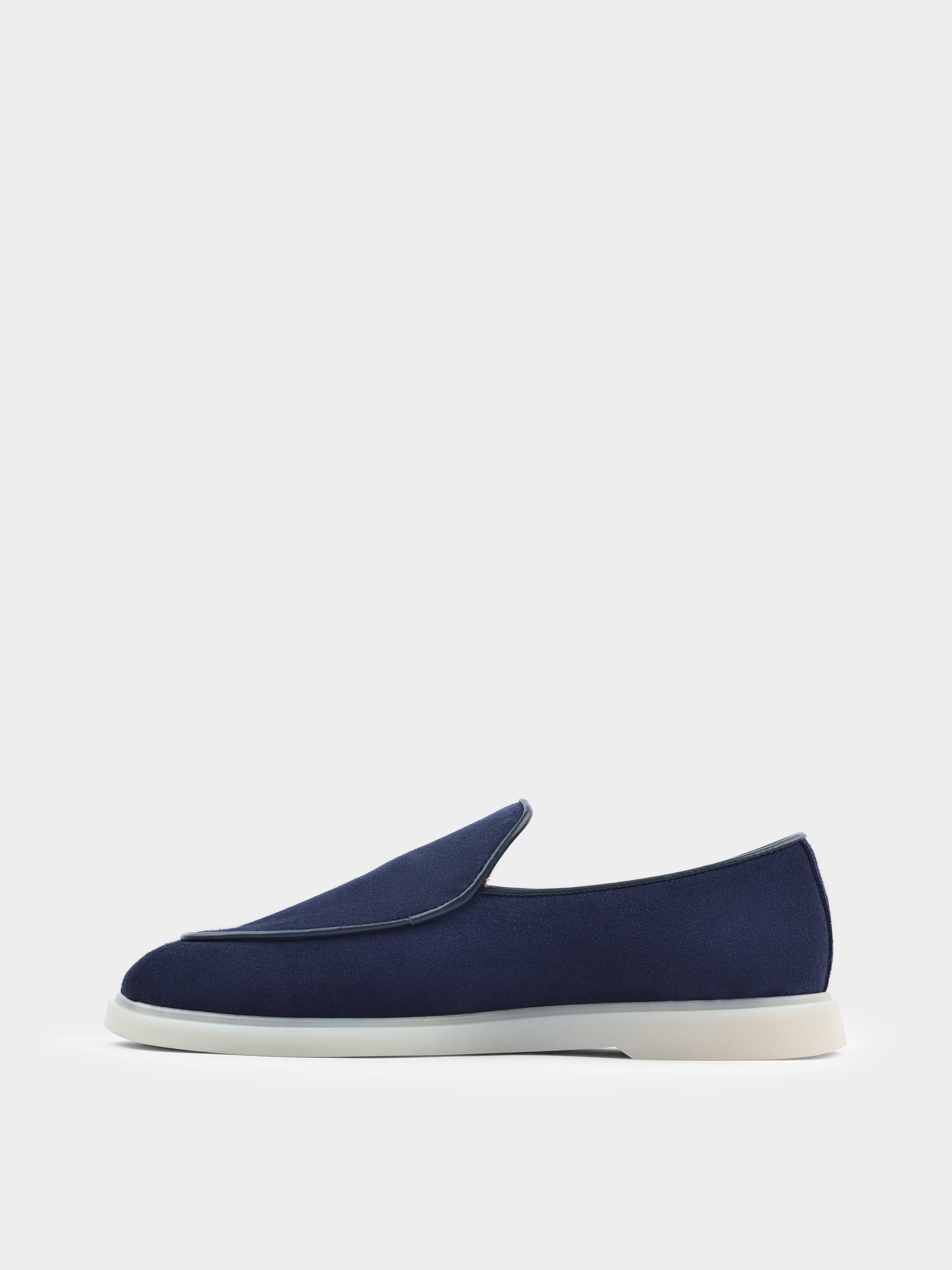 Denno Navy Loafers